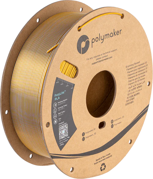 Polymaker PLA Dual Colour Silk Gold-SIlver